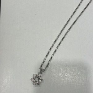 Sterling Silver Star of David Chain